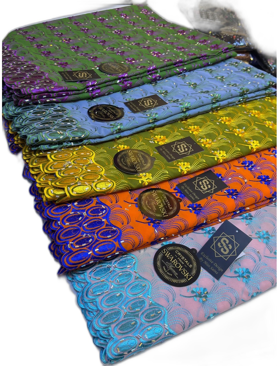 Exotic Swarovski Big Stoned Lace Design-SW-26005