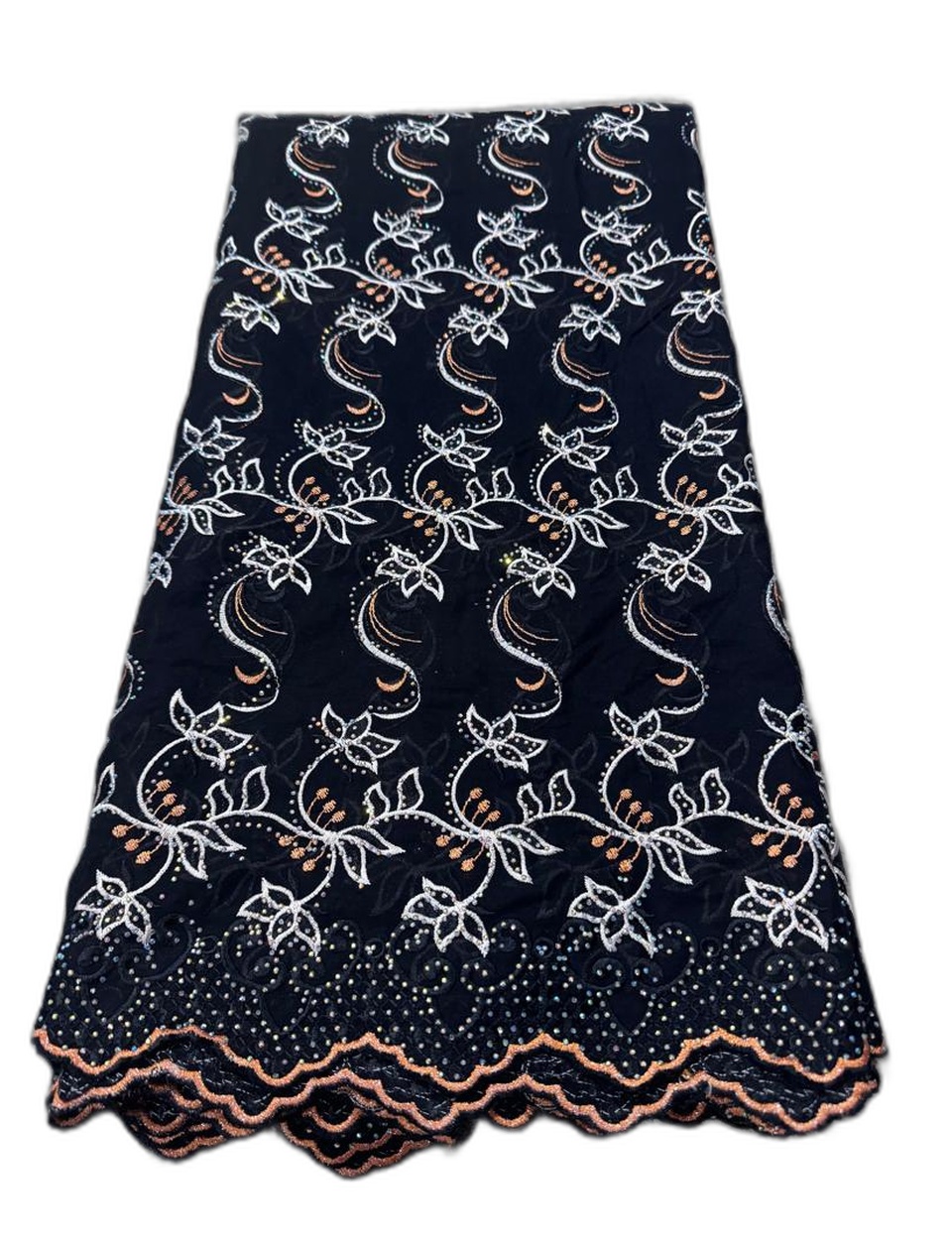 Exotic Swarovski Stoned Lace – Design SW-26008