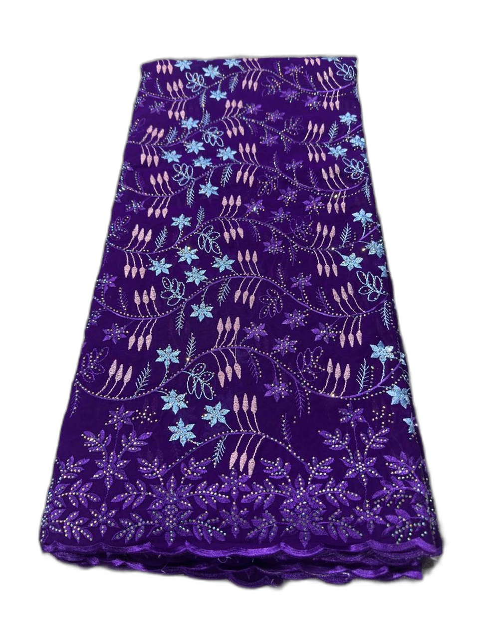 Exotic Swarovski Stoned Lace – Design SW-26005